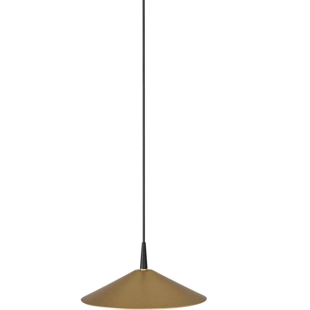Design pendant lamp Ceppo black with gold Ø 22cm Masterlight 8718121357706