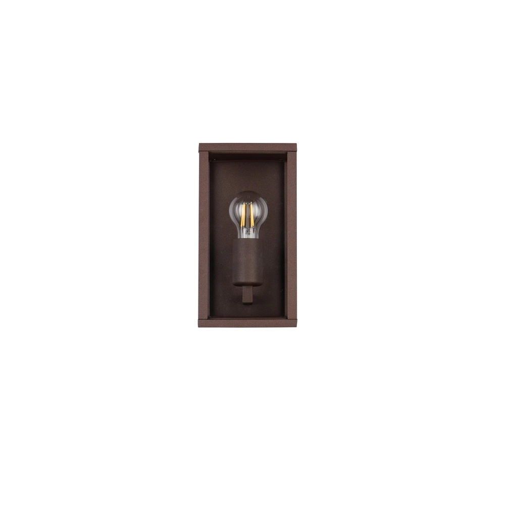 Modern wall lamp Garonne S rust brown Trio 4017807687378