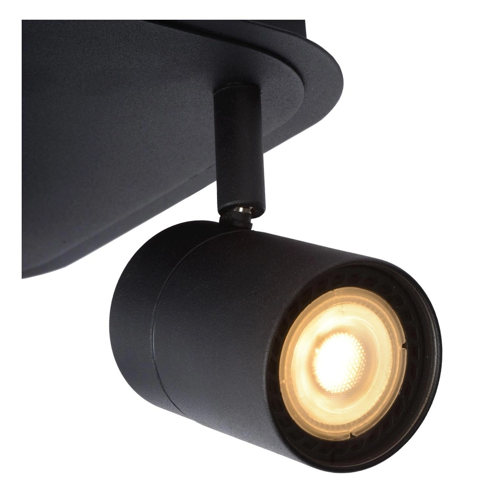 Ceiling spotlight Lennert 4-light black Lucide 5411212262707