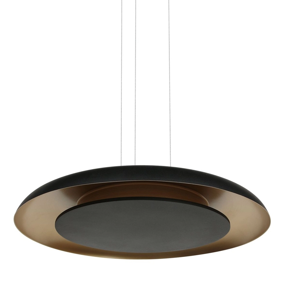Pendant lamp Golden Veil black Ø 60cm Steinhauer 8712746180305