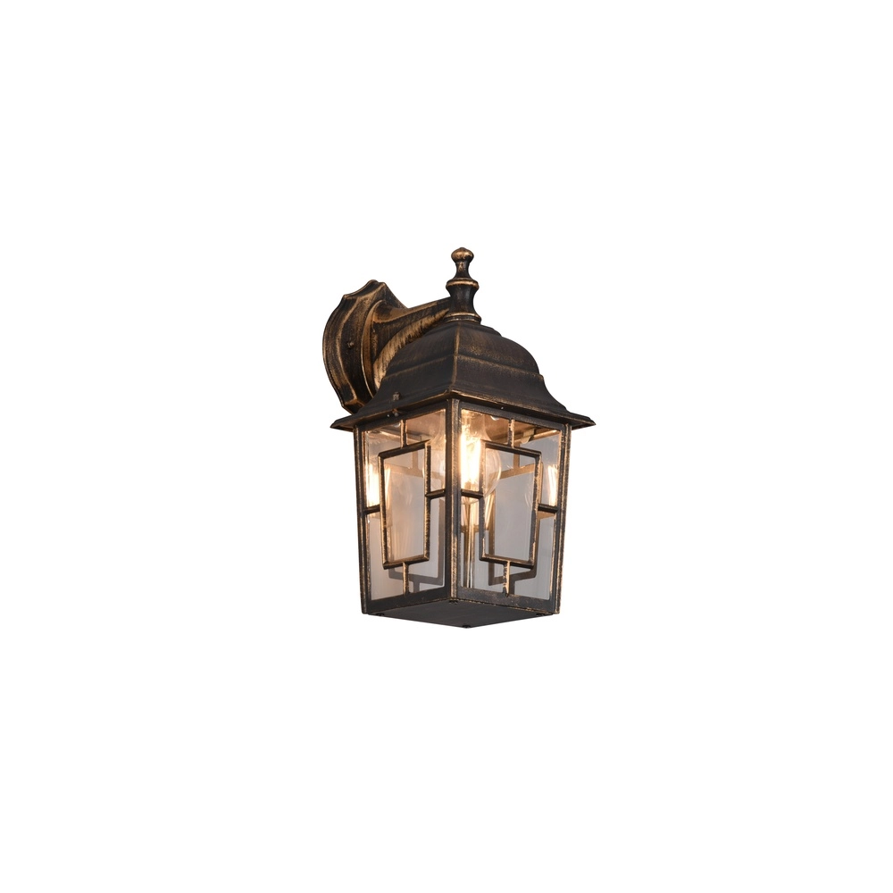 Wall lamp Volturno antique brown