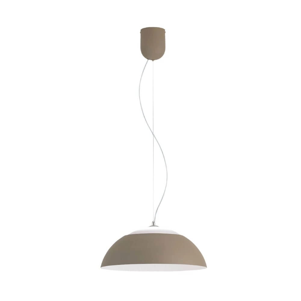 Hanging lamp Marghera taupe Ø 44.5cm