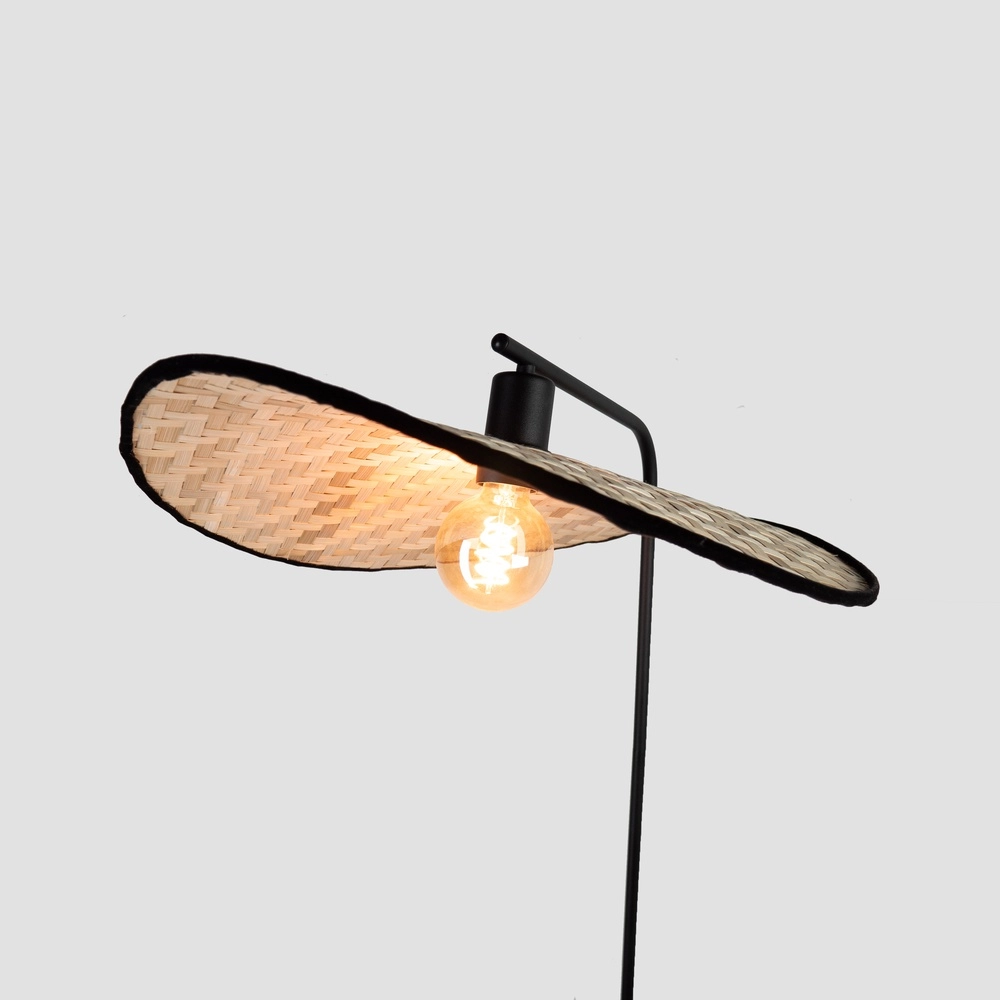 Rattan floor lamp Marywell 160cm Eglo 9002759440473