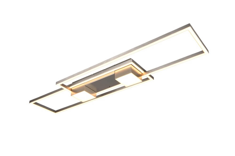 Led ceiling light 100x28 Albany Stainless steel Trio 4017807610284