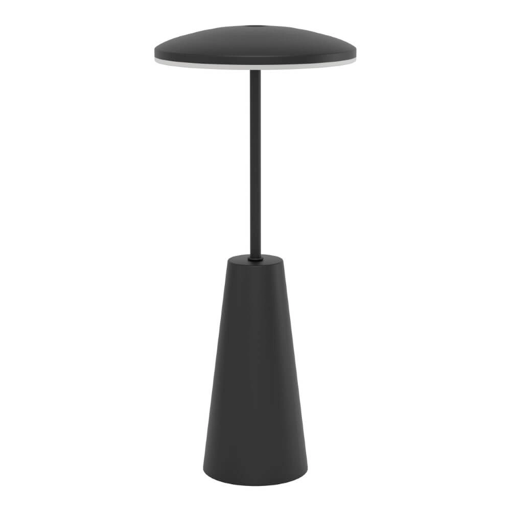 Black table lamp Piccola Ø 13cm