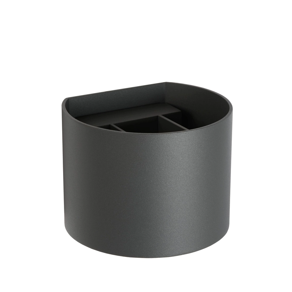 Rounded wall spot Xio 2700K grey