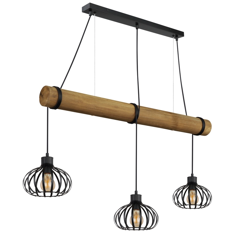 3-light pendant lamp Caldwell dining table Globo 9007371589586