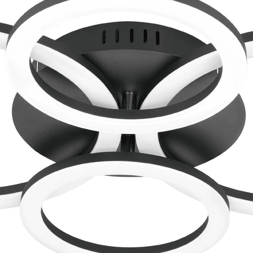 Ceiling lamp Zigbee Parrapos-Z 61.5x45cm black Eglo 9008606231232