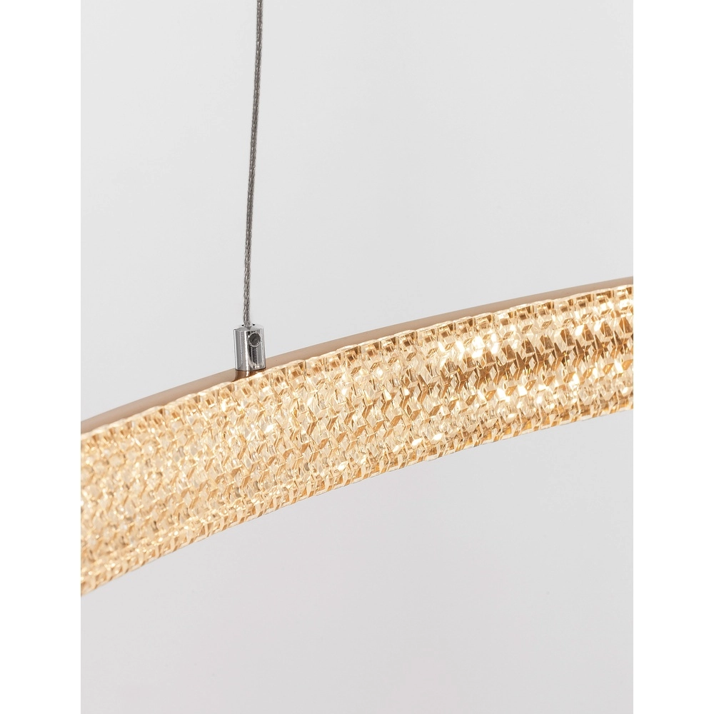 Pendant lamp Preston gold Ø 60cm Lyora 5212017424075