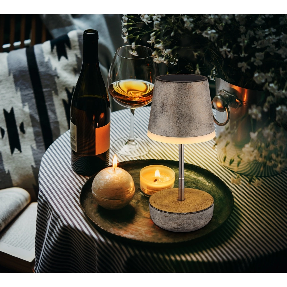 Solar table lamp Felina sand brown Globo 9007371516506