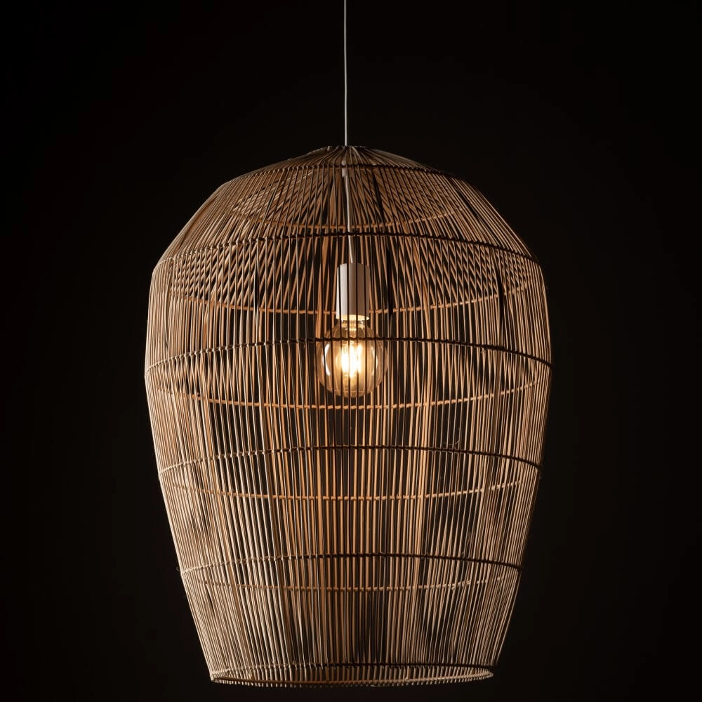 Rattan pendant lamp Haiti L Ø 53.5cm Lyora 5903139111652