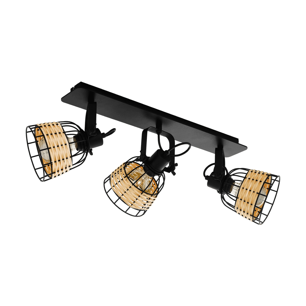 Ceiling light Anwick 1 Rattan