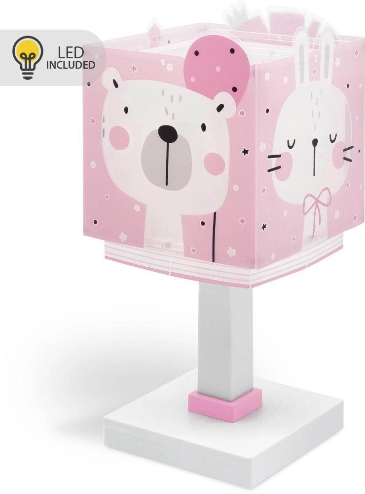 Children's room table lamp Baby Jungle pink Dalber 8420406002392