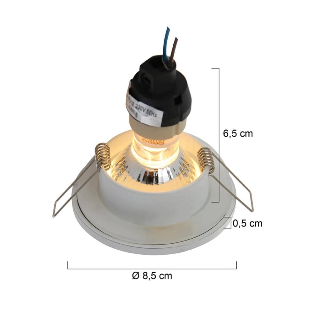 Spotlight Pelite spot Bathroom Steinhauer 8712746130102