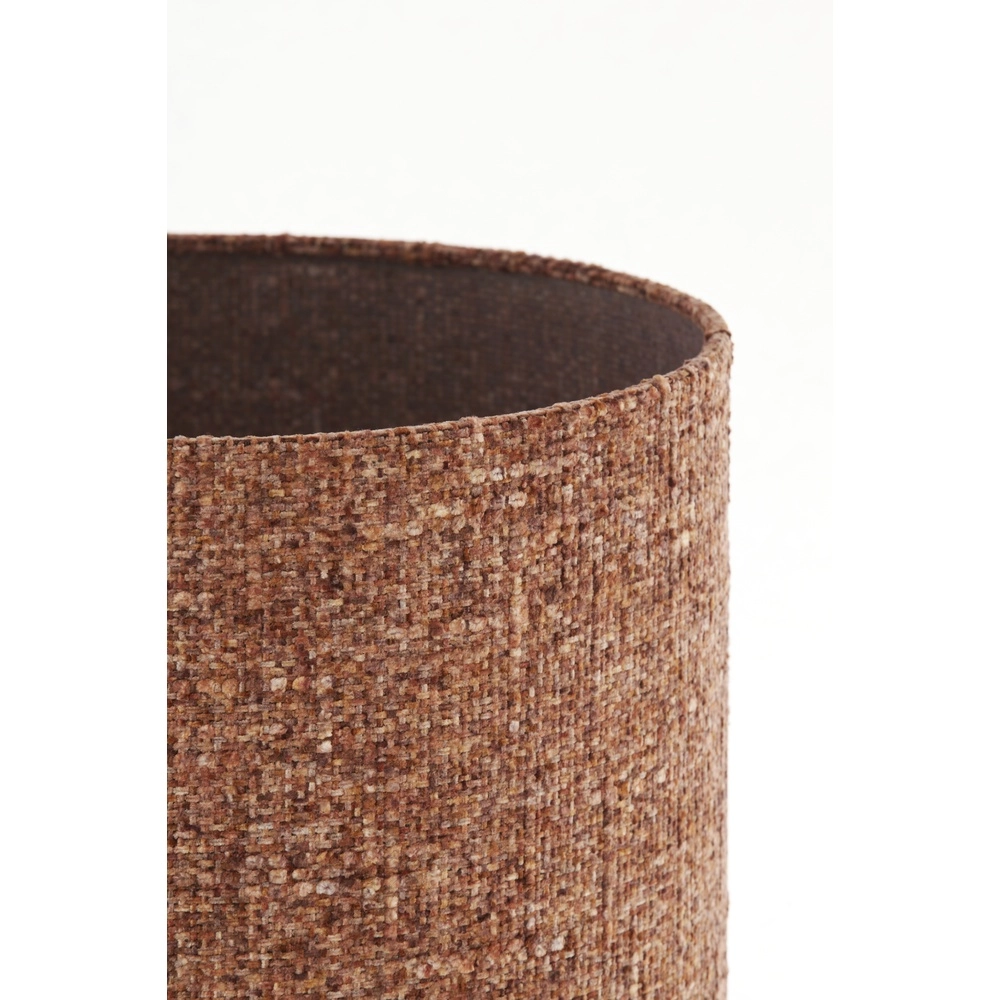 Floor lamp Micky Ø 38cm - bouclé - burgundy Light & Living 8717807834203