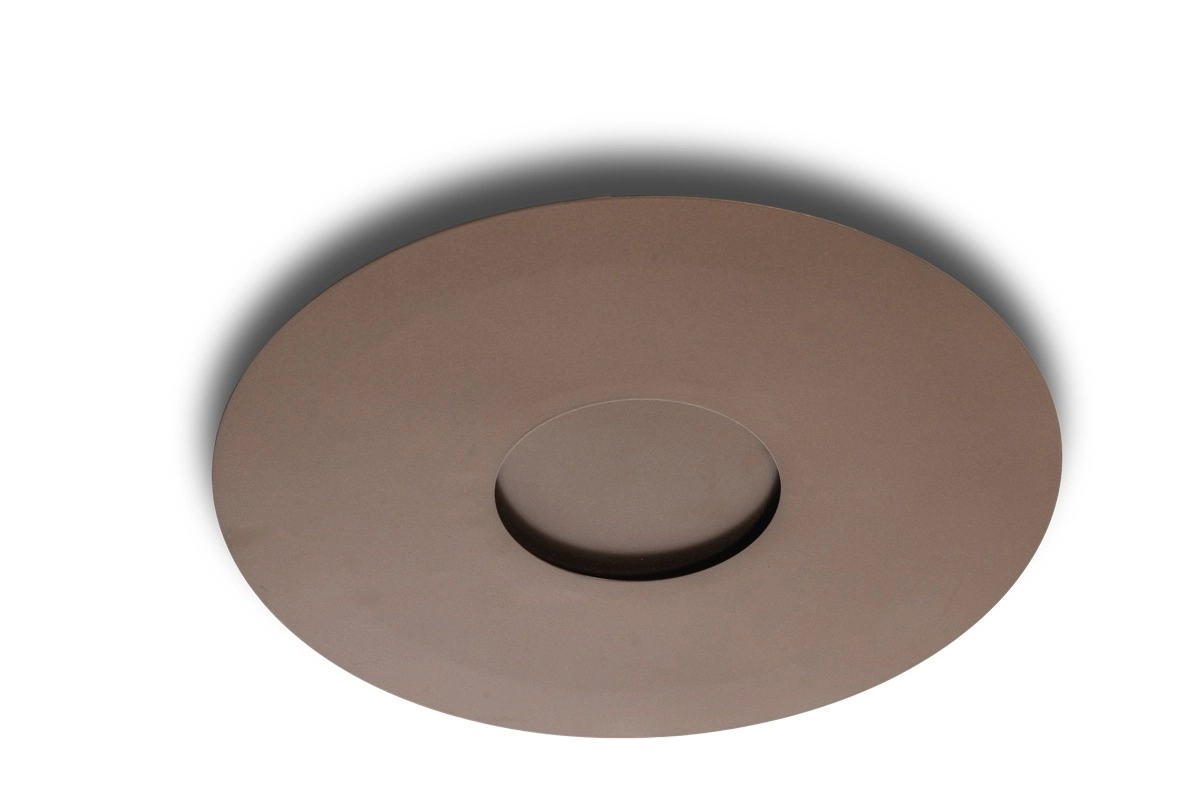 Sleek ceiling lamp Rachel Ø 40cm - anodic brown