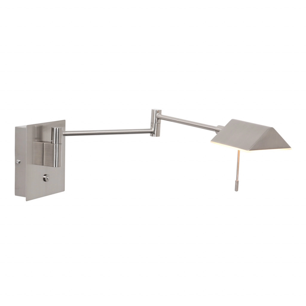 Wall reading lamp Retina metal grey