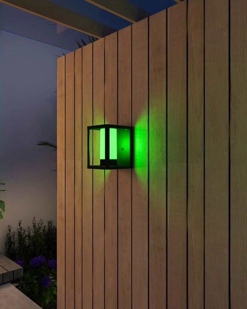 Smart outdoor lamp Link Wall 21cm - black Circle 8712879149576