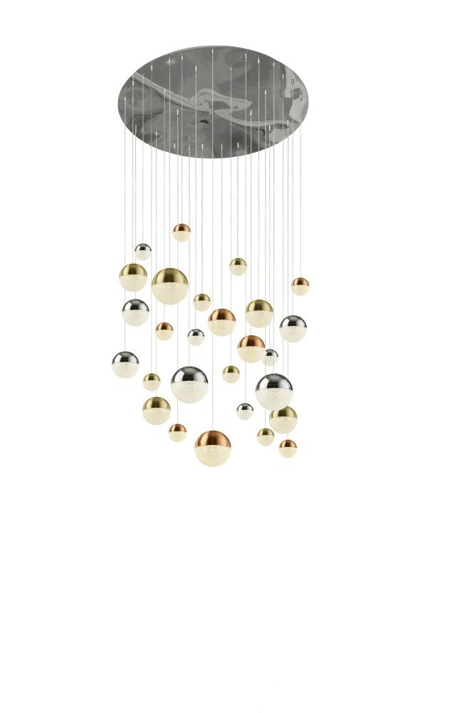 Large pendant lamp Planets 97cm - 97-lights
