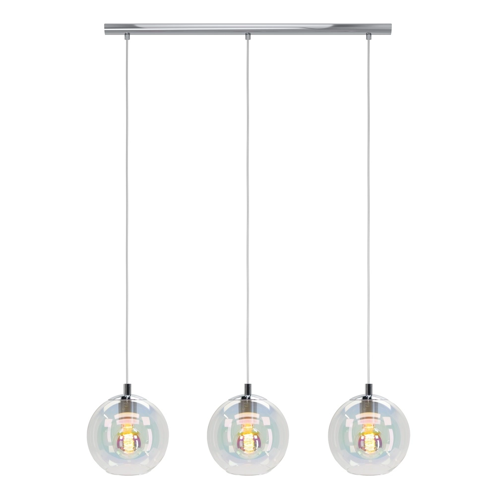 Pendant lamp Ariscani 2 3-light chrome