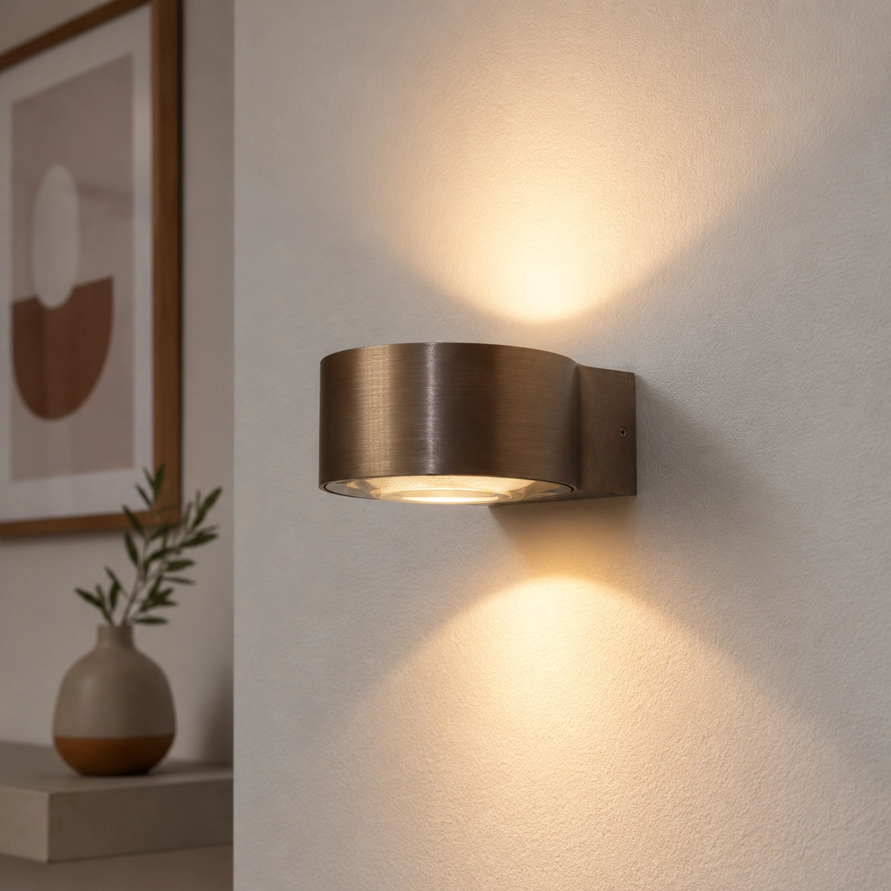 Design wall lamp Hudson bronze