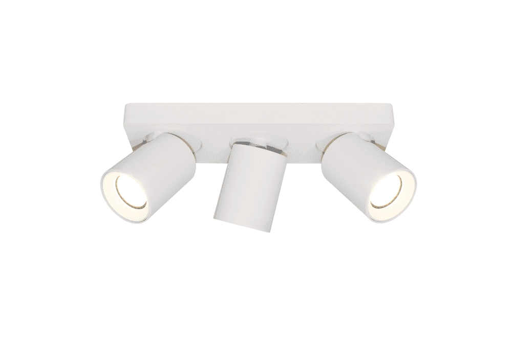 3-light surface-mounted spot Megano white