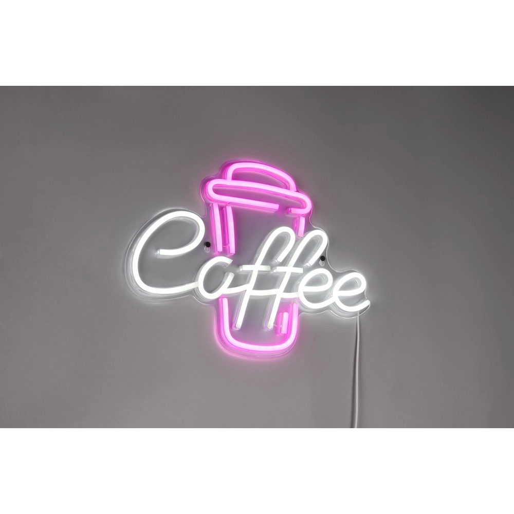 Neon wall lamp Coffee pink Trio 4017807657500