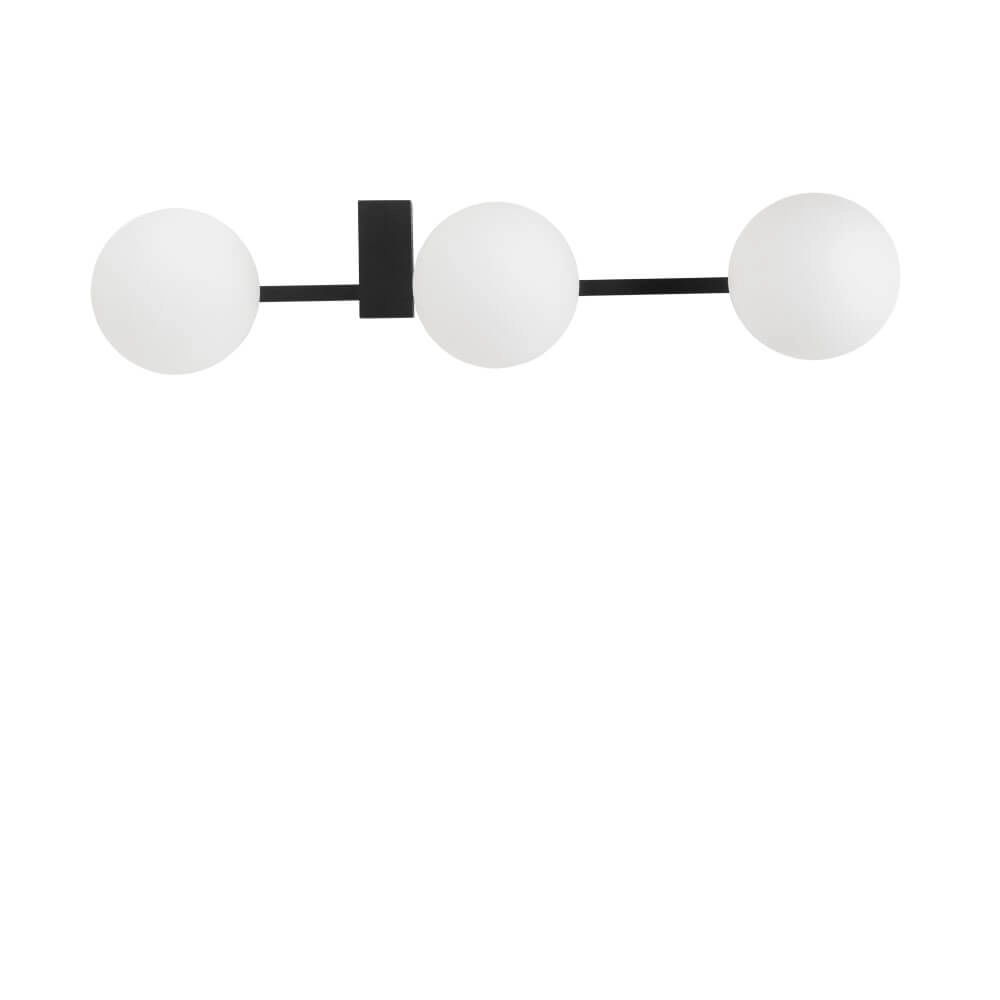 Glass pendant lamp Pik 3x white glass Lyora 5903139103015