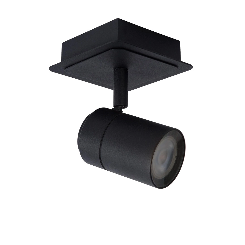Ceiling spotlight Lennert black IP44