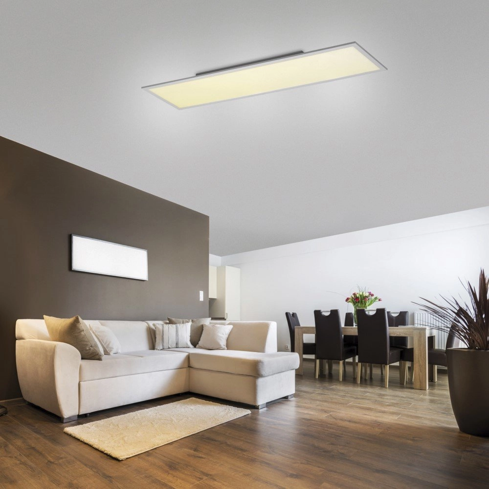 Design ceiling lamp Flat 120 by 30cm Just Light 4043689938529