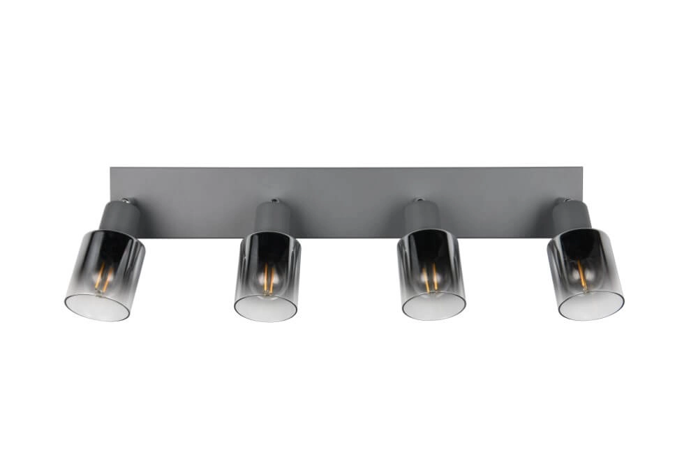 4-light ceiling lamp Cadiz black Trio 4017807615784