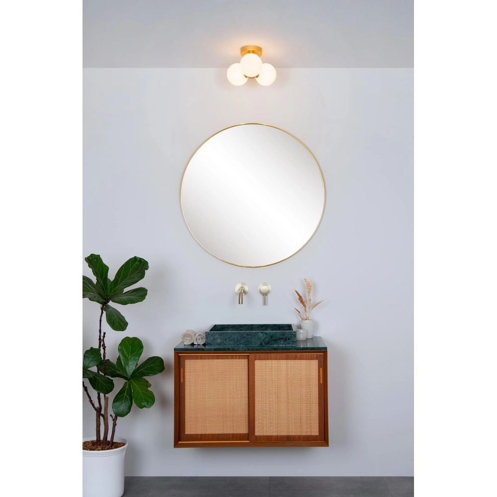 Ceiling lamp Trudy Gold 3-light Lucide 5411212741011