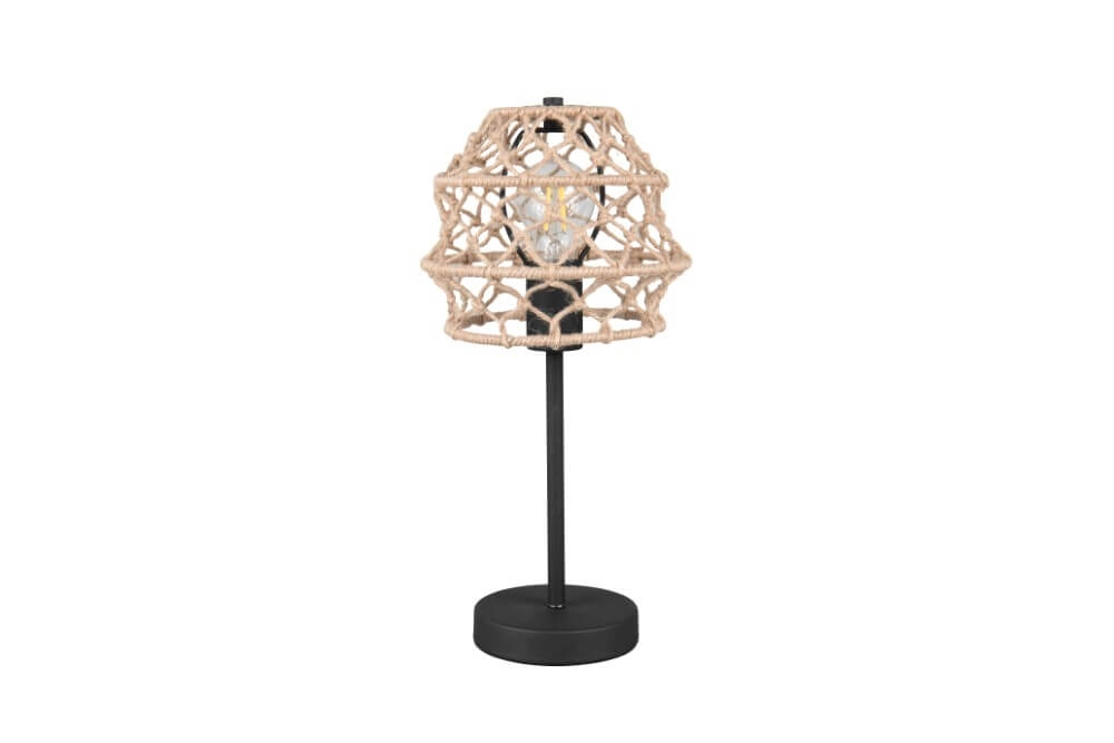 Rattan table lamp Hive Ø 20cm Trio 4017807637229
