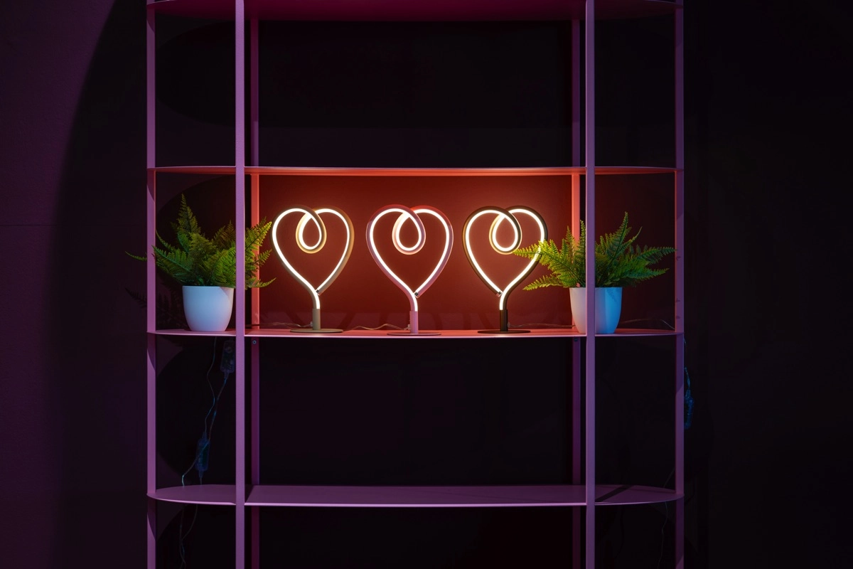 Heart table lamp Lovie sand ETH 8720195312109