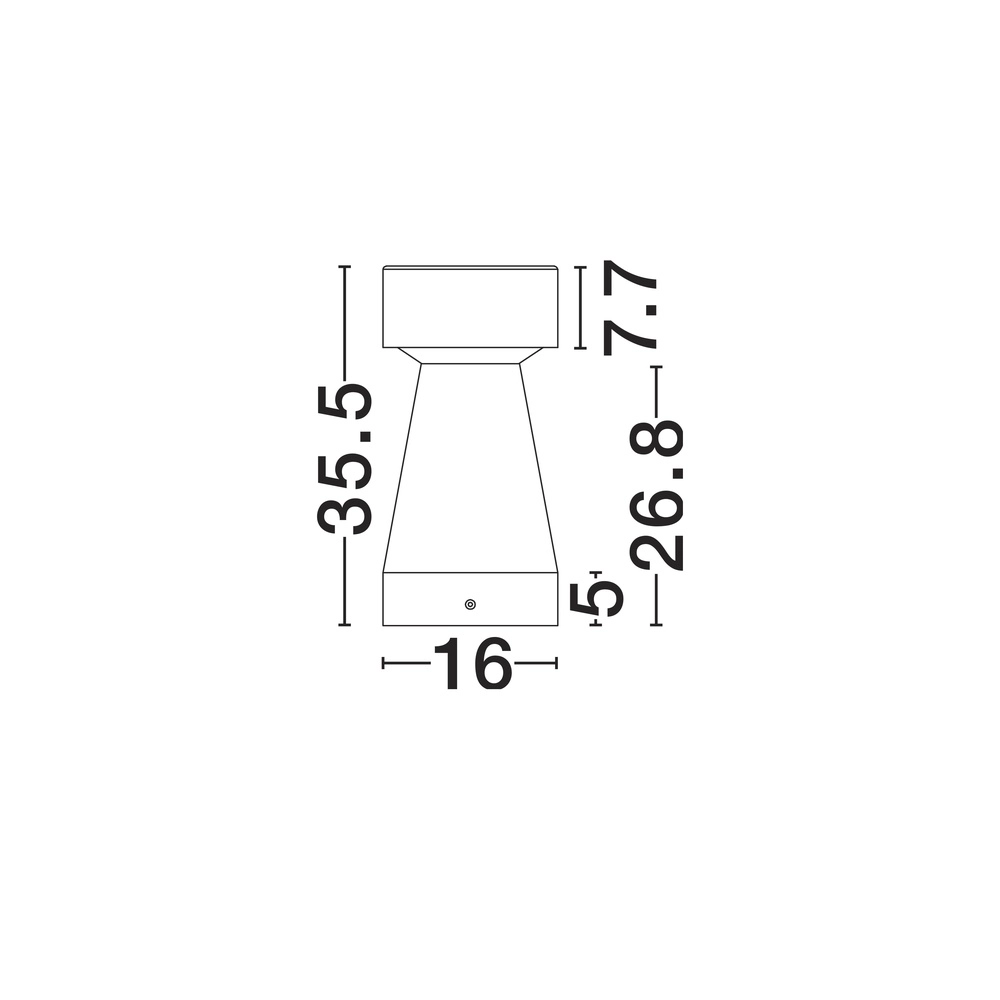 Garden lamp Lua 35.5cm Lyora 5212017469106