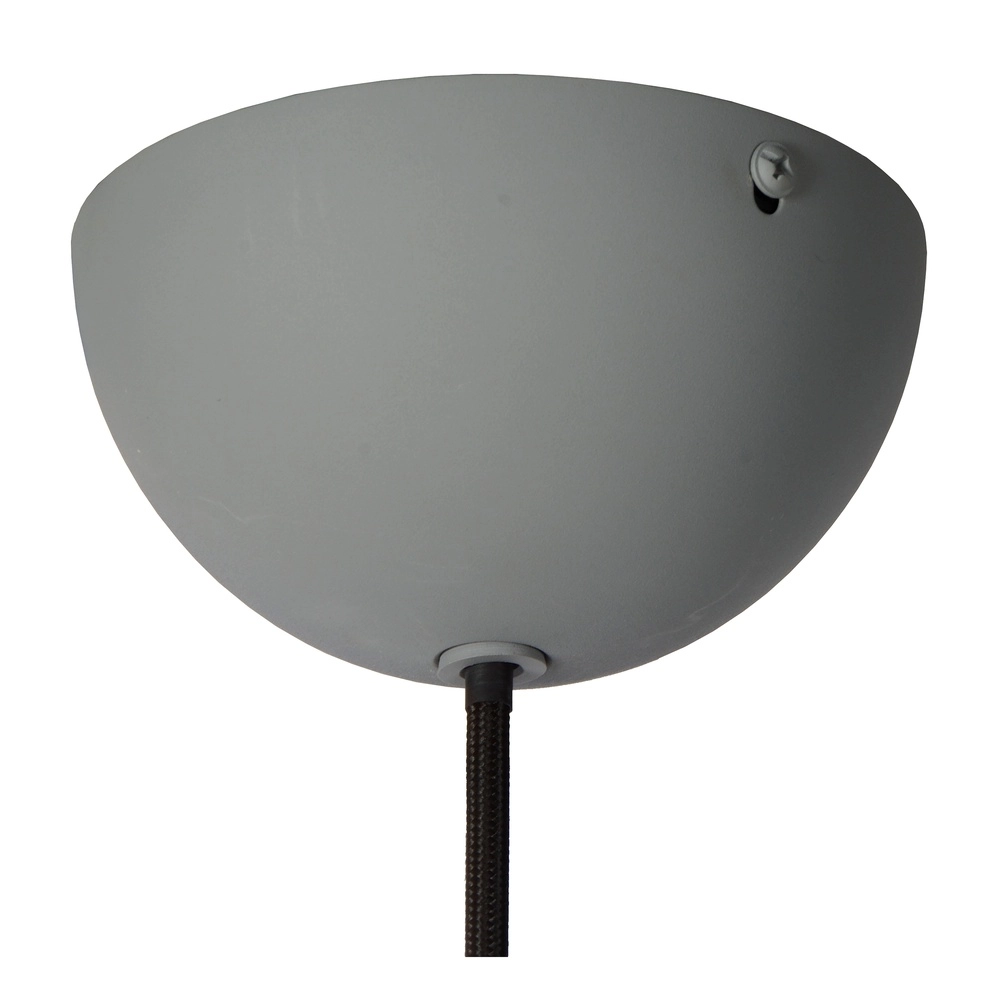 Modern concrete gray pendant lamp Akron Ø 50cm - 1x E27 Premium by Lucide 5411212202109
