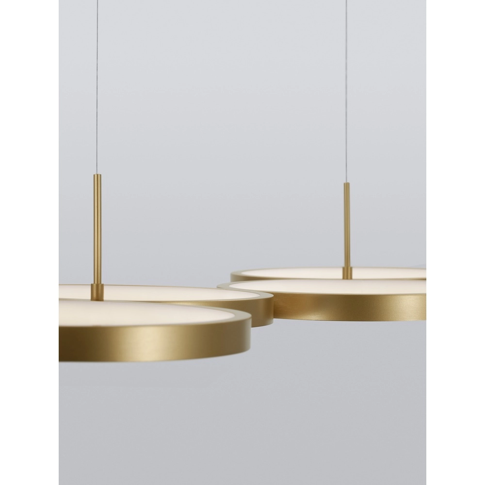 Modern pendant lamp Magnus gold 84cm Lyora 5212017433190