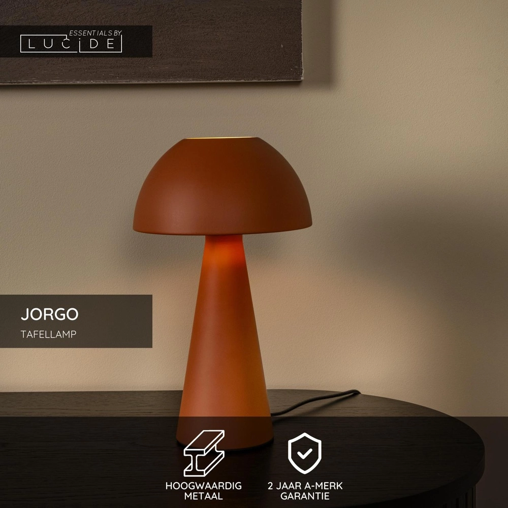 Terracotta table lamp Jorgo Design Lucide 5411212650252
