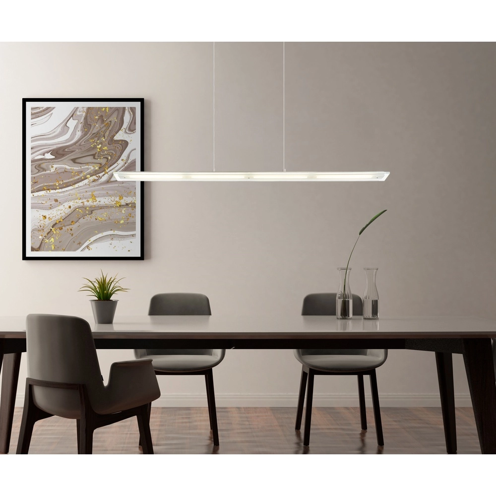 Pendant lamp Novak nickel 115cm Globo 9007371589029