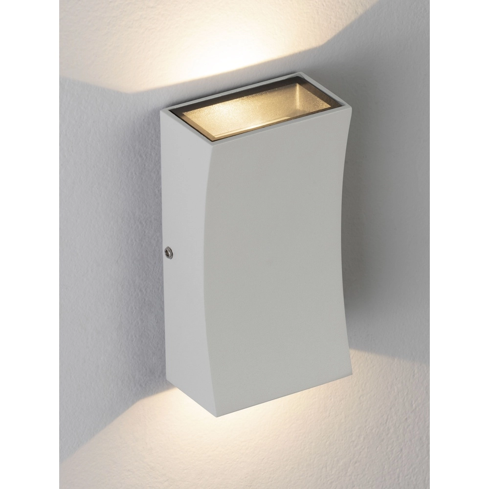 Wall spotlight Boxy Up and down white Lyora 5212017477101
