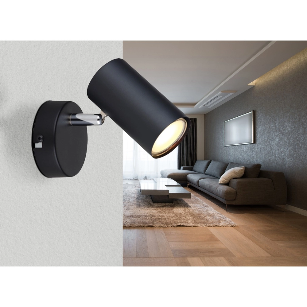 Wall lamp Allvi Black Globo 9007371457755