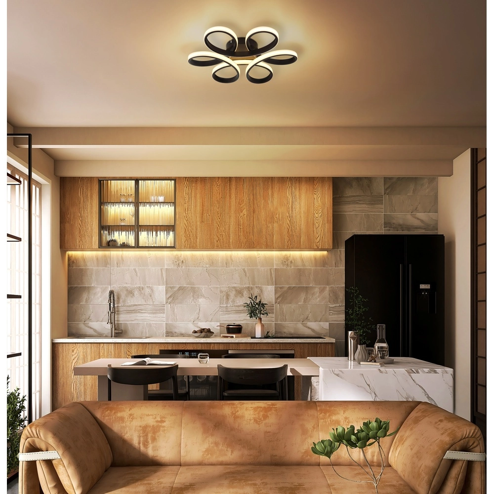 Design ceiling lamp Orbita Black Globo 9007371593309