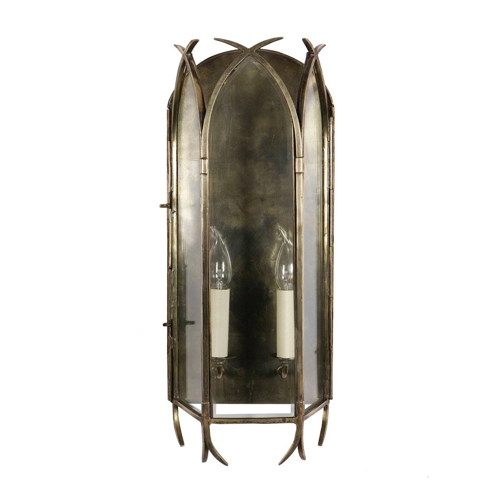 Antique wall lamp Gothic 61cm - antique copper (ant)