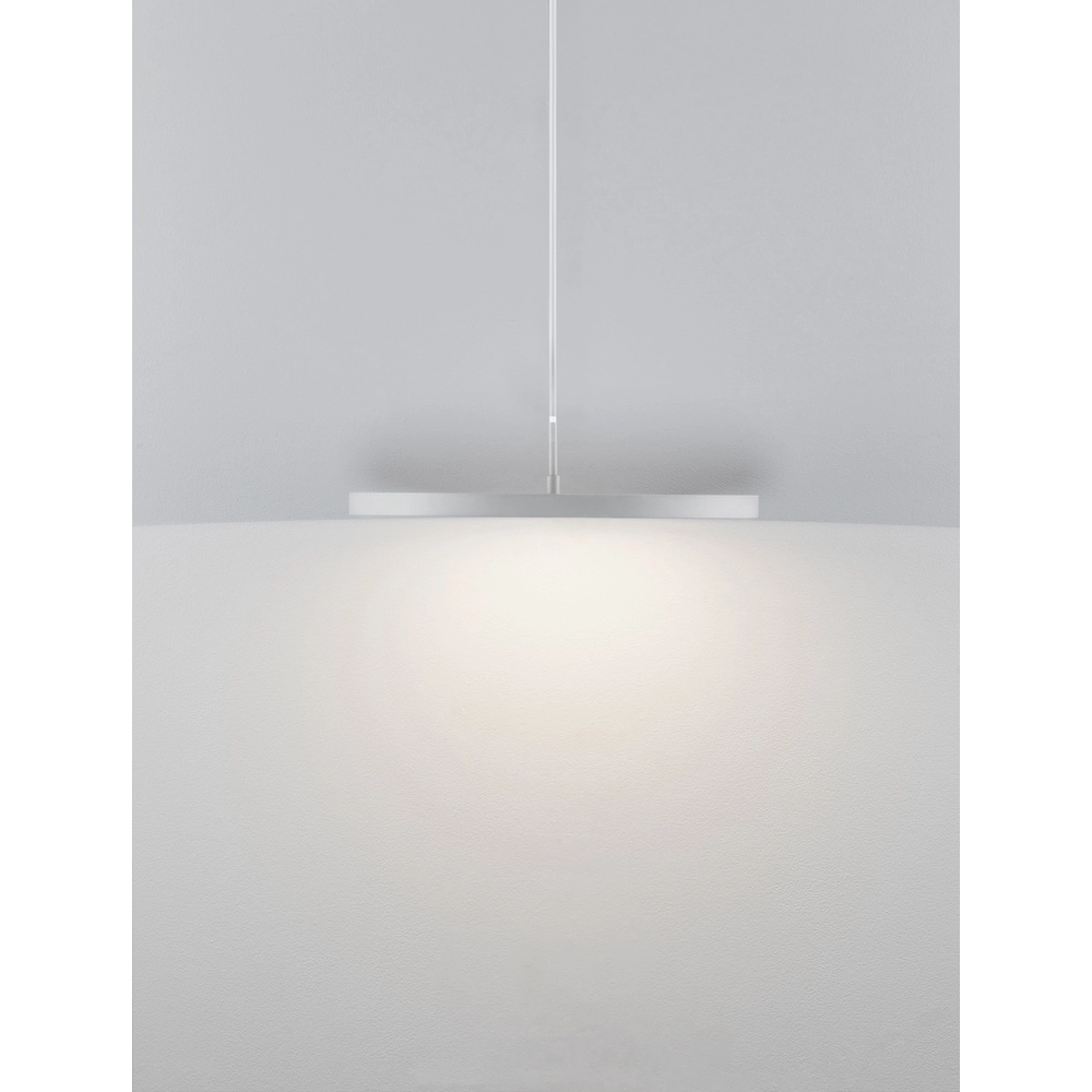 Sleek pendant lamp Andria white Ø 40cm Lyora 5212017432018
