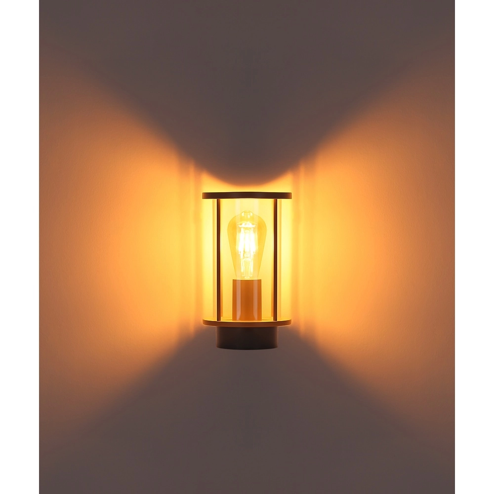 Outdoor wall lamp Gracey sand brown Globo 9007371590575