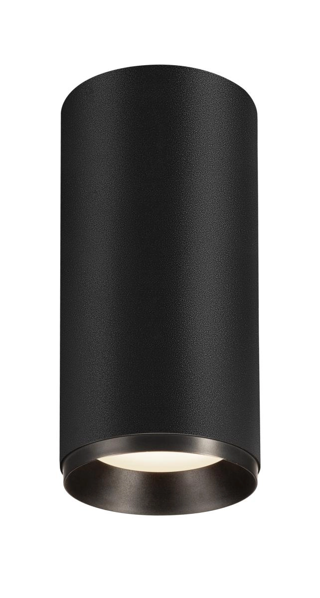 Surface-mounted spot Numinos L Dali cylinder black 4000K - 60deg