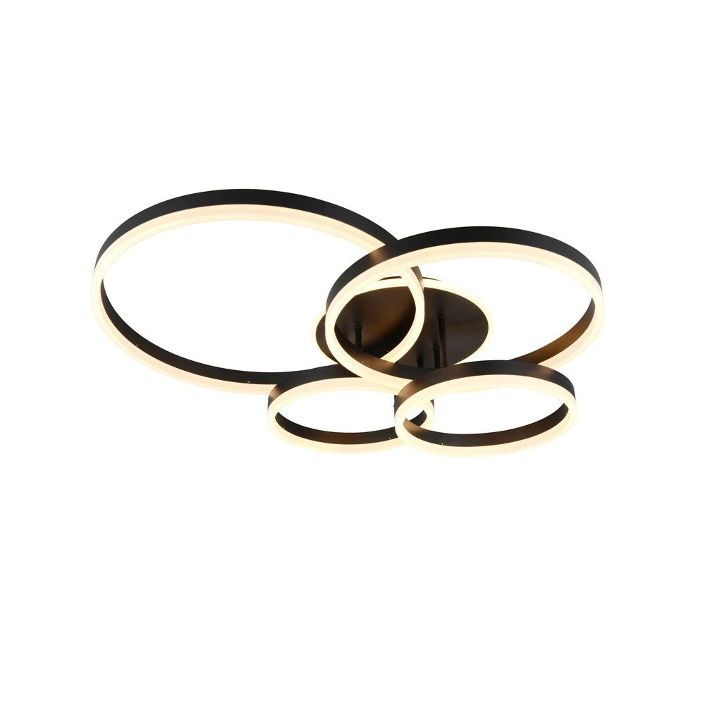 Ceiling lamp Drake black modern