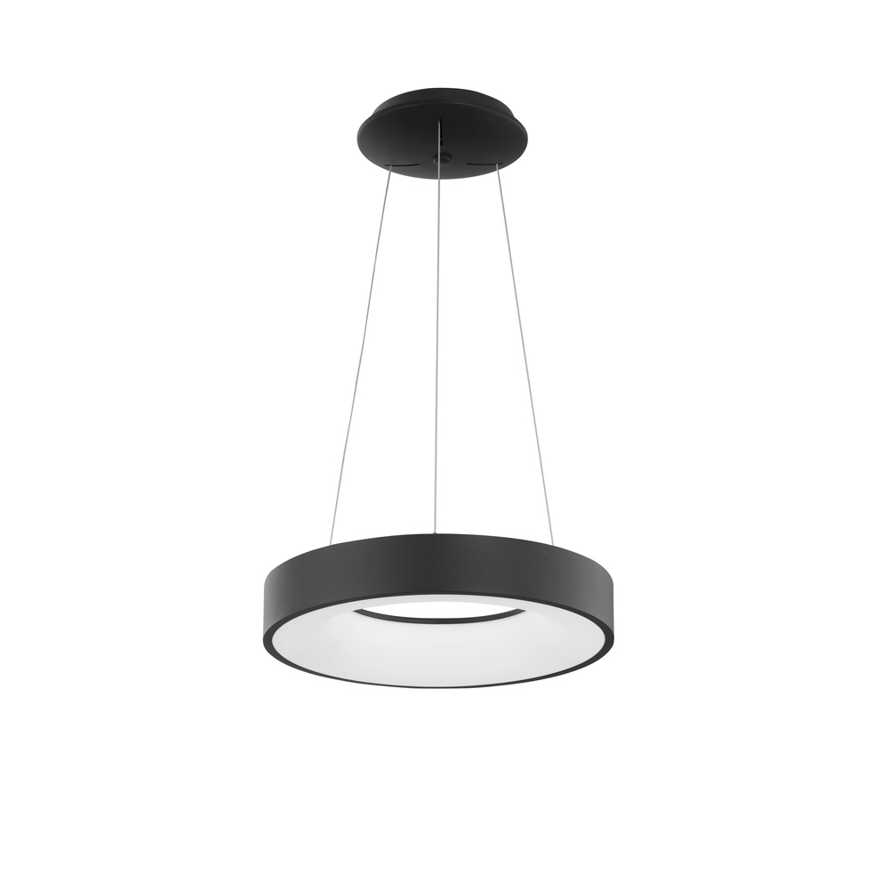 Pendant lamp Rando Thin black Ø 38cm Lyora 5212017420152