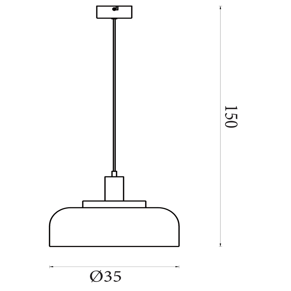 Black pendant lamp Scotland design Searchlight 5053423298580
