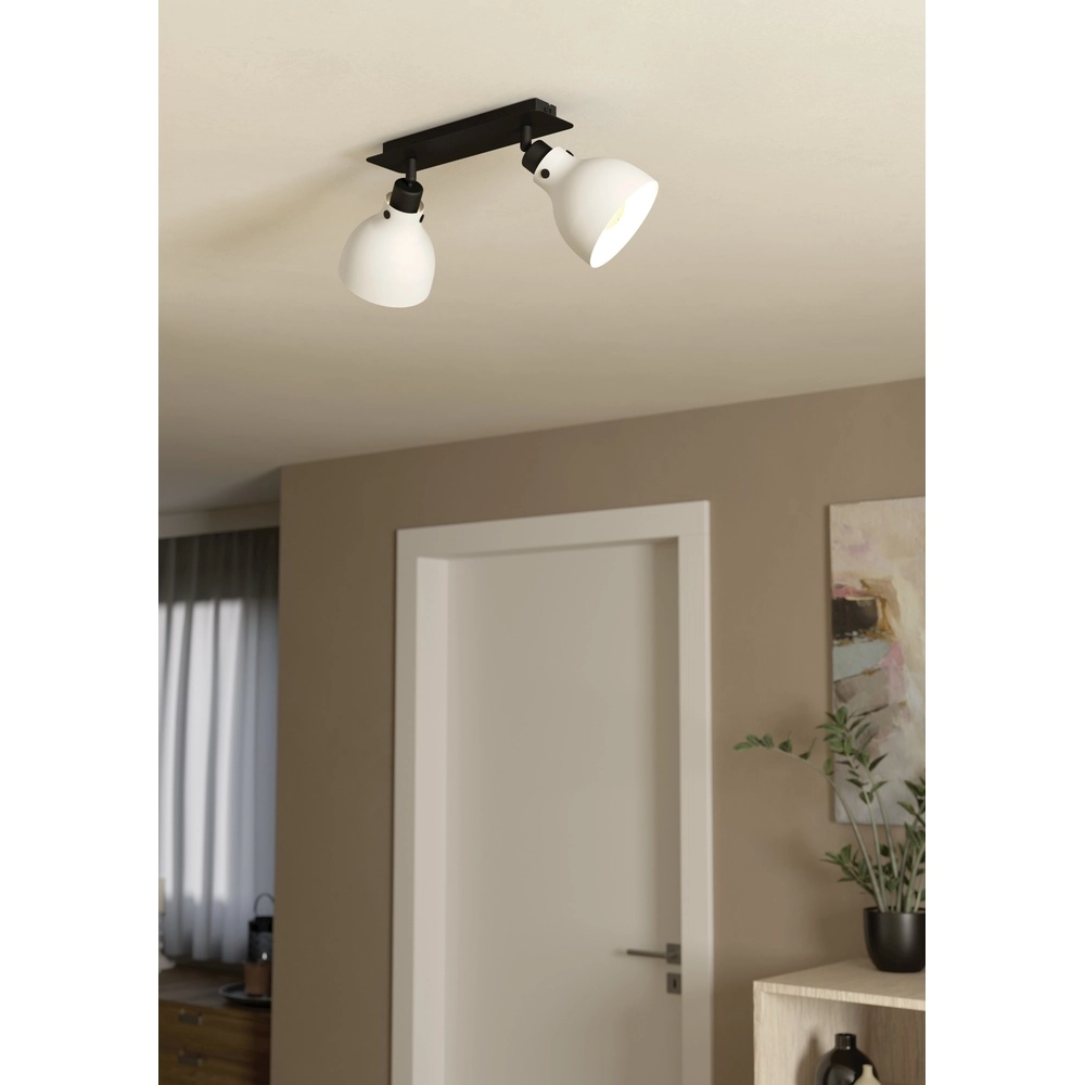 Grey ceiling lamp Matlock 2x E27 - design Eglo 9002759438289
